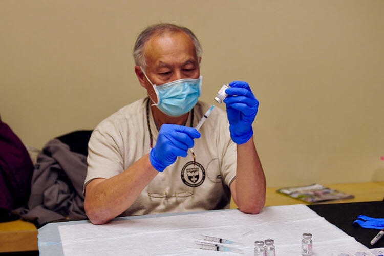 Mass vaccination event