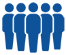 Illustration representing people and partnerships